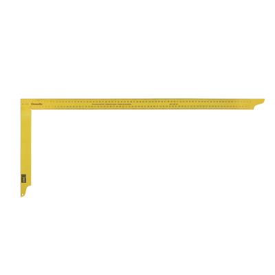 Carpenters square 800x320x35 mm (Yellow) with double mm-scale